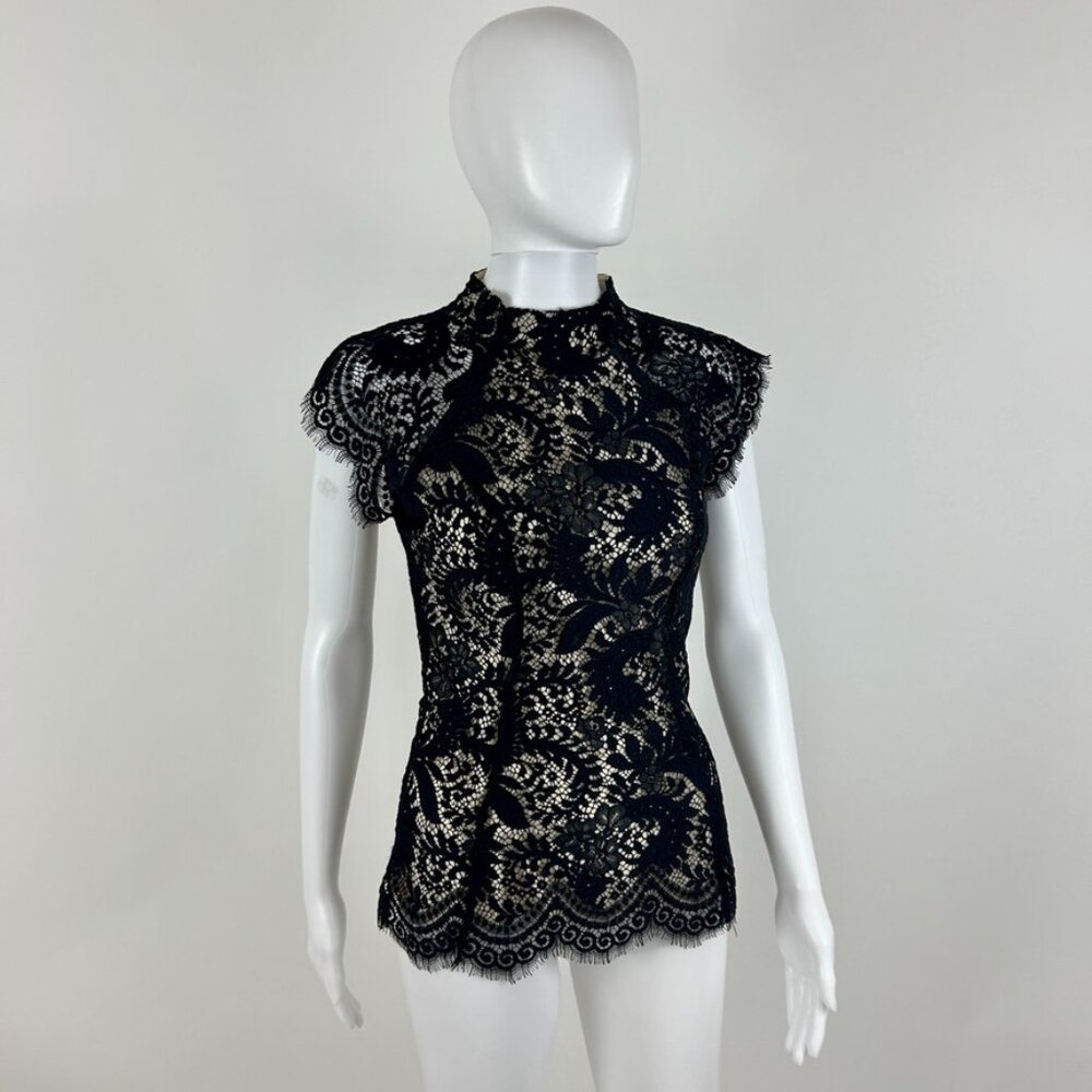 Lover Black Lace Top